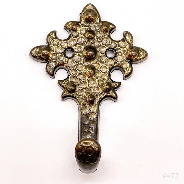 Vintage Brass Coat Hook, Coat Hooks Italy VCR Brev No. 1 - 8,5cm 2