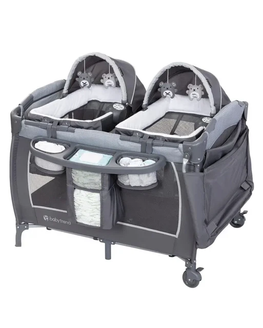 Lil Snooze Deluxe III Nursery Center Playard for Twins Travel Bag NEW
