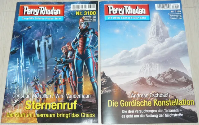 PERRY RHODAN Nr. 3100 + 3199, erster und letzter Band des Zyklus