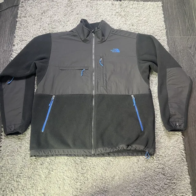 North Face Jacket Mens XL Black Denali Fleece Full Zip Polartec Outdoors
