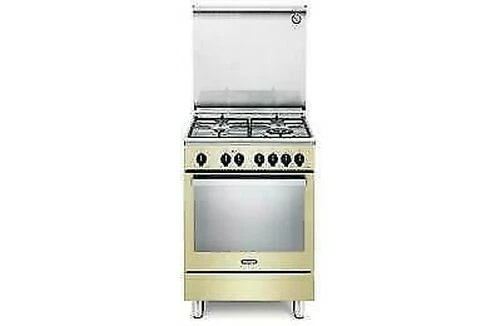 Delonghi PEMC64ED Cuisine 60X60 4 Feux 1 Triple Couronne Four Classe A Crème