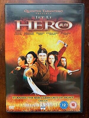 Eroe DVD 2002 Hong Kong Arti Marziali Film Epica Classic W/ Jet Li + Donnie Yen