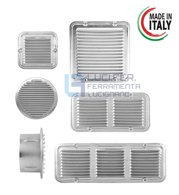 Griglia Di Ventilazione Per Camino 17x37 Bianca Con Tapparelle - Foto 10