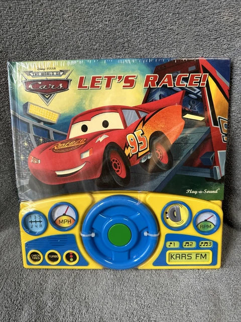 DISNEY/PIXAR CARS **PLAY A Sound** Learning Book *Original * Vintage
