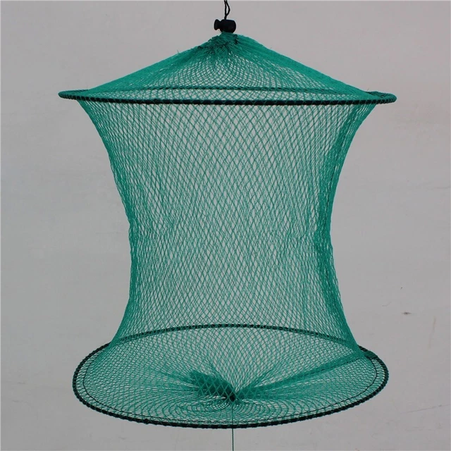 Pliable Pêche Crabes Filet Piège Méné Écrevisses Crevette Maille Cage Poisson