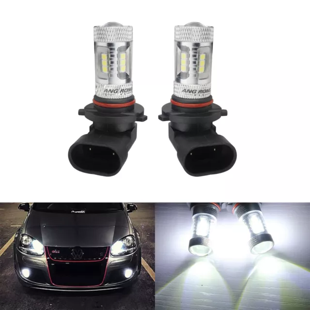 2x HB4 9006 LED Ampoule 15W Blanc Xenon 6000K Anti Brouillard Feux de Jour DRL