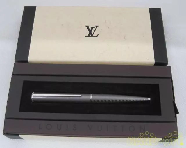 LOUIS VUITTON GranTour ballpoint pen N79003 Stainless Steel Black Used  unisex