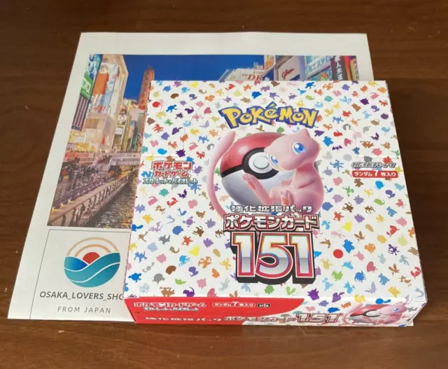 Pokemon card 151 Scarlet & Violet Booster Box sv2a Japanese New