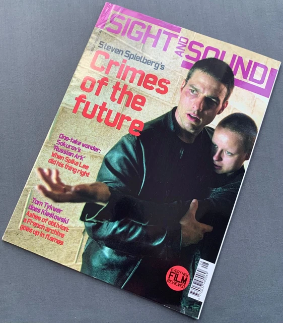 SIGHT & SOUND Magazine AUGUST 2002 Issue TOM CRUISE Spielberg SPIKE LEE ...