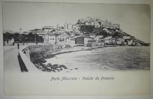 Porto Maurizio - Veduta Da Ponente - Cartolina D'epoca