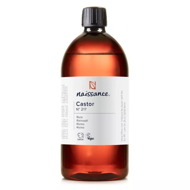 Naissance Rizinusöl 100% rein (N° 217) - 870ml - Schönheit, Massage, Haut, Haare