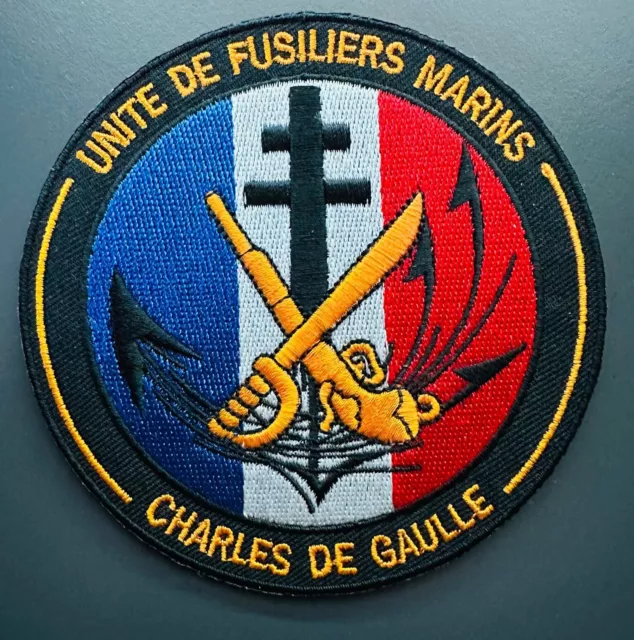 Ecusson Marine Nat. - Fusiliers Marins CDG [Patch de Collection - Obsolète]