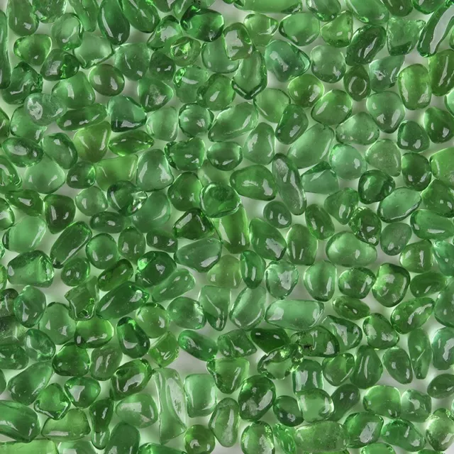 200g DIY Clear Glass Mosaic Small Particles Irregular for Crafts Supplies Decor