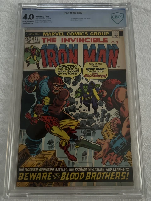 Iron Man #55 CBCS 4.0 Marvel Comic 1973 1st Appearance Thanos and Drax