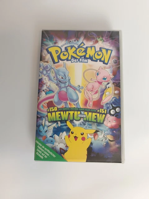 Pokemon Buch Mewtu Gegen Mew POKEMON DER FILM Mewtu gegen Mew VHS Videokassette 1999 Vintage guter