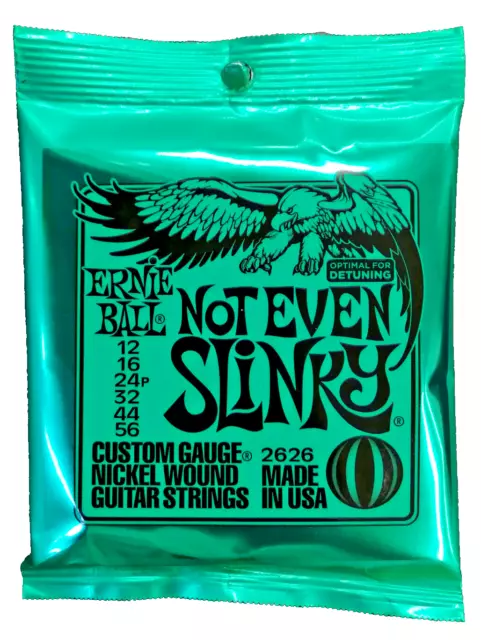 Ernie Ball 2626 Not Even Slinky Muta Set da 6 Corde Chitarra Elettrica 12-56