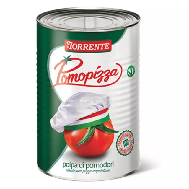 Pomopizza Pulpa de Tomates 5kg - La Torrente - de Cartón 3 Piezas