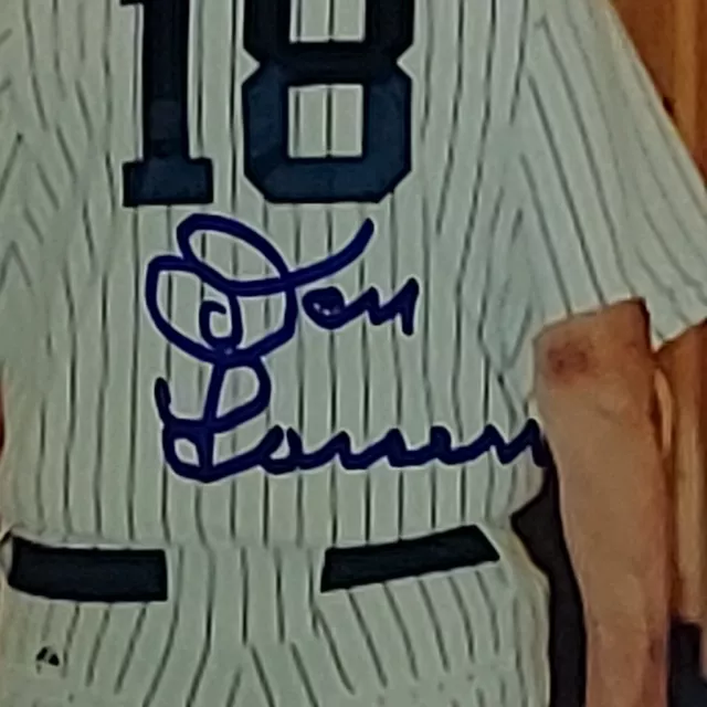 Don Larsen Hand Signed 8X10 Photo AUTOGRAPHED w/ COA New York Yankees 2