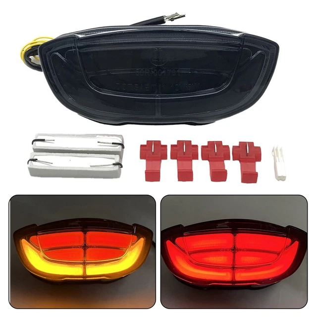 Nuovo Coda Luce Set Giri Segnale 12V Nero for Honda CB650R