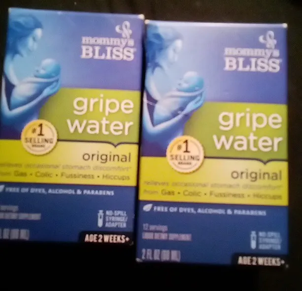 Gripe Water, Original, 2oz Lot of 2 Mommy's Bliss