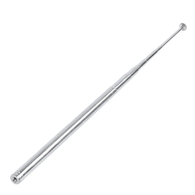 1X(115 cm 10 section telescopic antenna FM AM radio H6A5)