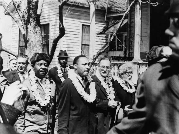 AFRICAN-AMERICAN CIVIL RIGHTS activist Martin Luther King Jr in th- Old ...