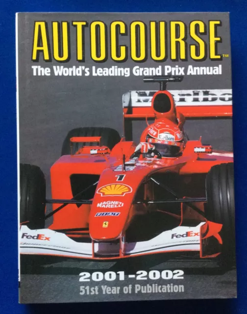Autocourse F1 Annual 2001 - 2002 Formula One Grand Prix Schumacher Ferrari