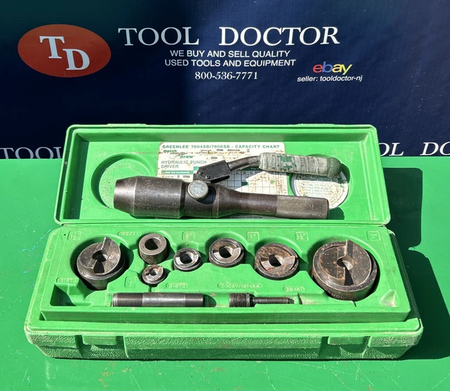 Greenlee gator knockout 2025 set