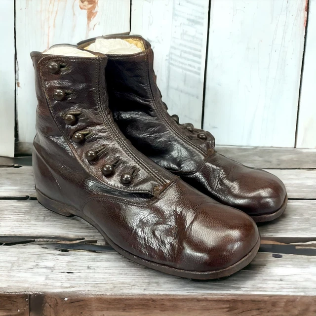 Victorian Era Side Button Shoes Peters Cupid Childrens Size Never Worn With Box