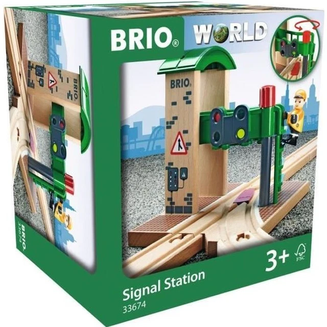BRIO World 33385 – Lot De 2 Rampes Et 2 Butoirs Pour Circuit De Train En Bois