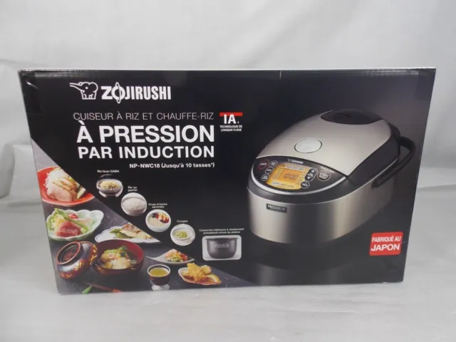 *New Sealed* Zojirushi NP-NWC18XB Pressure Induction Heating Rice Cooker 10-Cup
