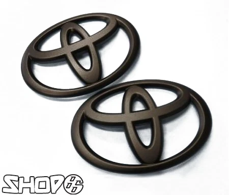 Accidentally got matte black instead of gloss black emblems, keep or fix? : r/Toyota Accidentally got matte black instead of gloss black emblems, keep or fix? : r/Toyota