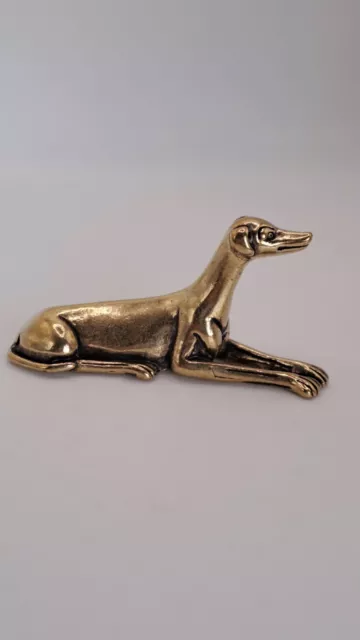 Brass Greyhound Ornament Free Postage