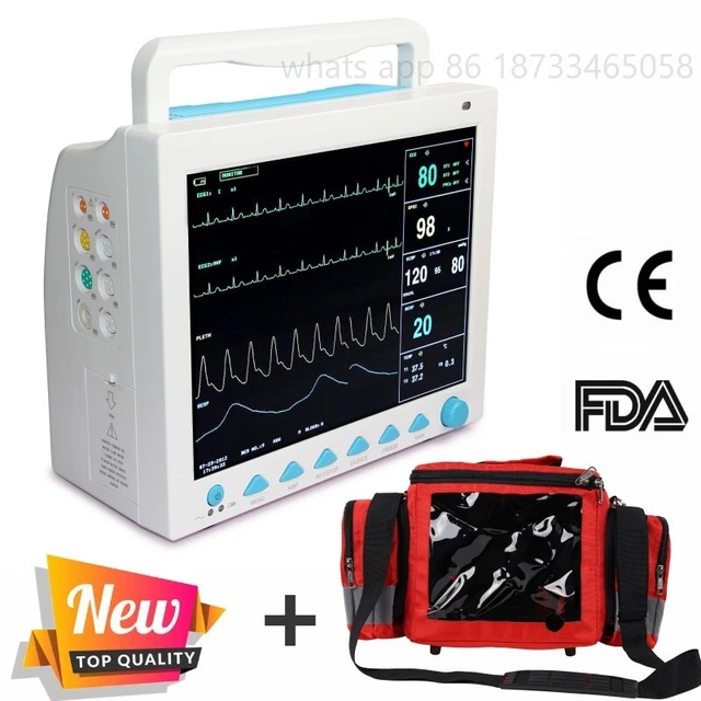 CONTEC CMS8000 ICU Vital Signs Patient Monitor 12.1 inch Multi ...