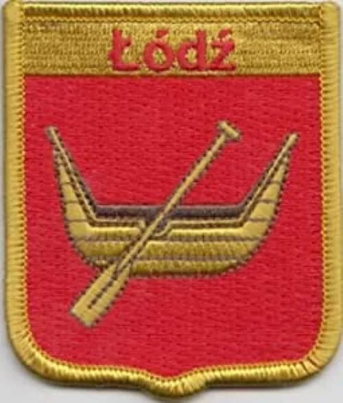 Lodz Poland Embroidered Patch - LAST FEW