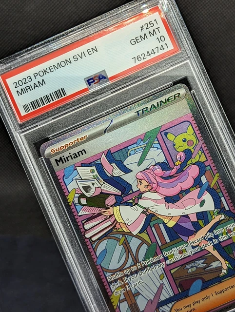 PSA 10 Alt Art Miraidon ex Pokémon Scarlet & Violet 244/198 Gem Mint Ultra  Rare