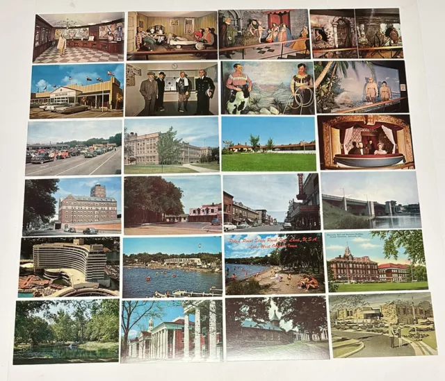 Postcard Lot of 48 Multi DC WY MI VA LA FL AZ VINTAGE Post Card 1950s-1970s #DAZ
