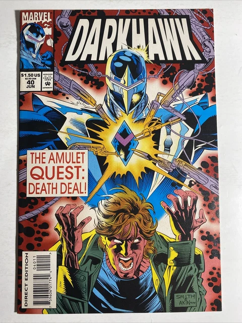 DARKHAWK #40 (MARVEL 1994) LOW PRINT RUN - Combine Shipping MCU