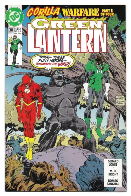 Green Lantern #30 (Vol 3) : VF/NM : "The Trouble with Gorillas!" : Flash