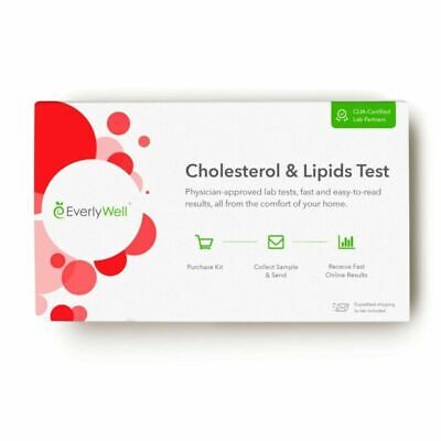 Everlywell colesterol & lípidos en casa pruebas Médico-Aprobado ~ nuevo ~