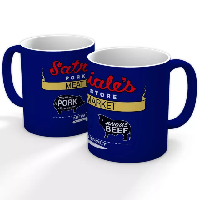 Sopranos Satriales Meat Market Pork Store Sign Mafia Hq Mug In Various Colours