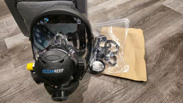 OCEAN REEF Neptune Space Extender Full Face Mask Medium/Large w/Padded Bag
