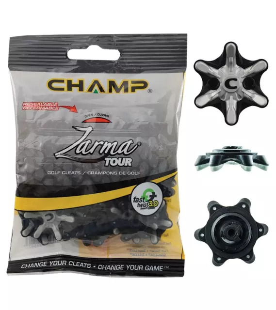 Ecco Champ Zarma Tour Fast Twist Slim Lok Golf Spikes Cleats Golf Spikes Direct