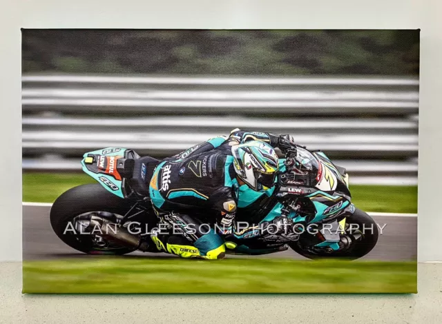 BMW Motorrad Ryan Vickers Photo Canvas FHO Racing BMW M1000RR BSB