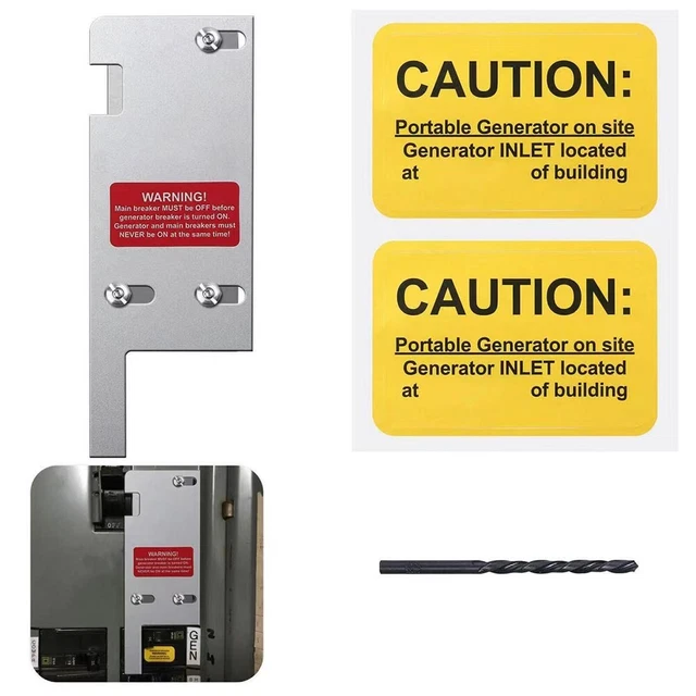 Comodo kit interblocco per pannelli 150/200 AMP garantisce sicurezza durante le interruzioni