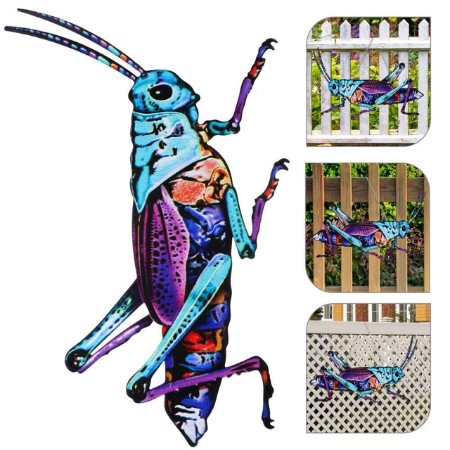 Iron Crafts Beetle Wall Decoration 20CM Home Crafts Garden Decoration  Outdoor