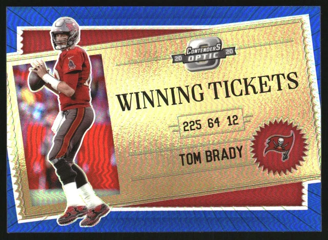 2020 Panini Contenders Optic Winning Tickets Blue #3 Tom Brady /99