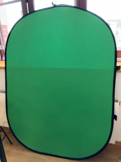 Neewer Chromakey Hintergrund blau-grün 1.5x2m + Stativ