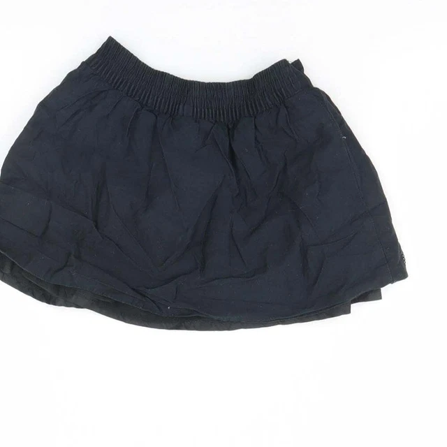 Oshkosh Girls Black  Cotton Mini Skirt Size 5 Years  Regular 4