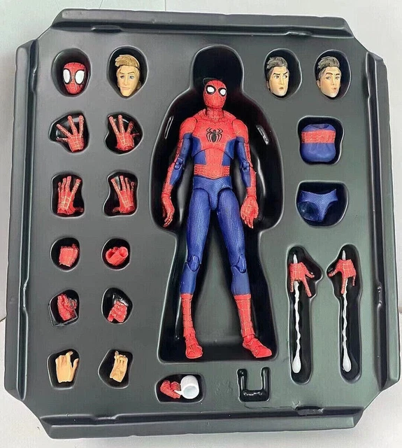 MARVEL SPIDERMAN: INTO the Spider-Verse Action Figure Collectible Peter ...
